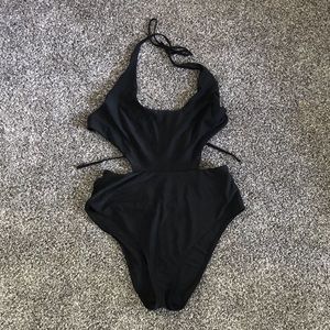 Black One Piece Swimsuit